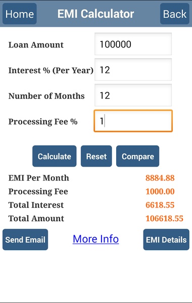 Interest Calculators - Preview 4