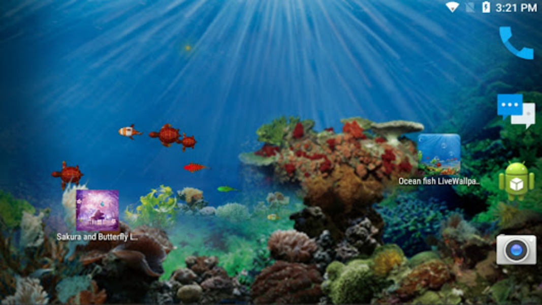 Ocean fish LiveWallpaper - Preview 1