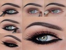 Make up your eyes step by step screenshot 6
