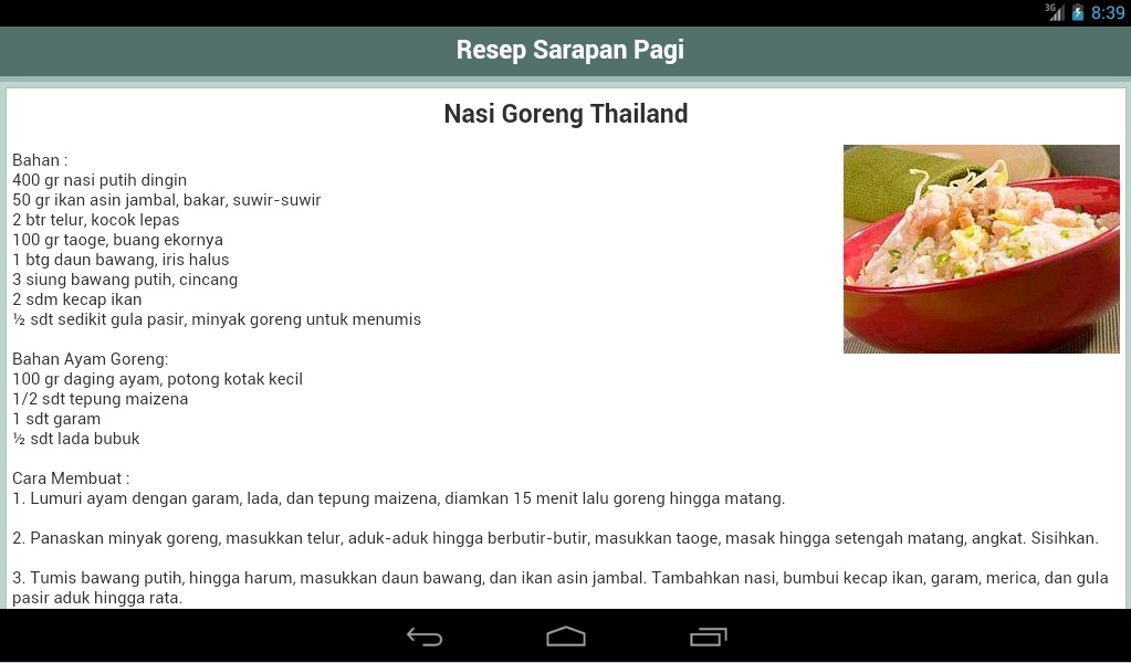 Resep Sarapan Pagi - Preview 5