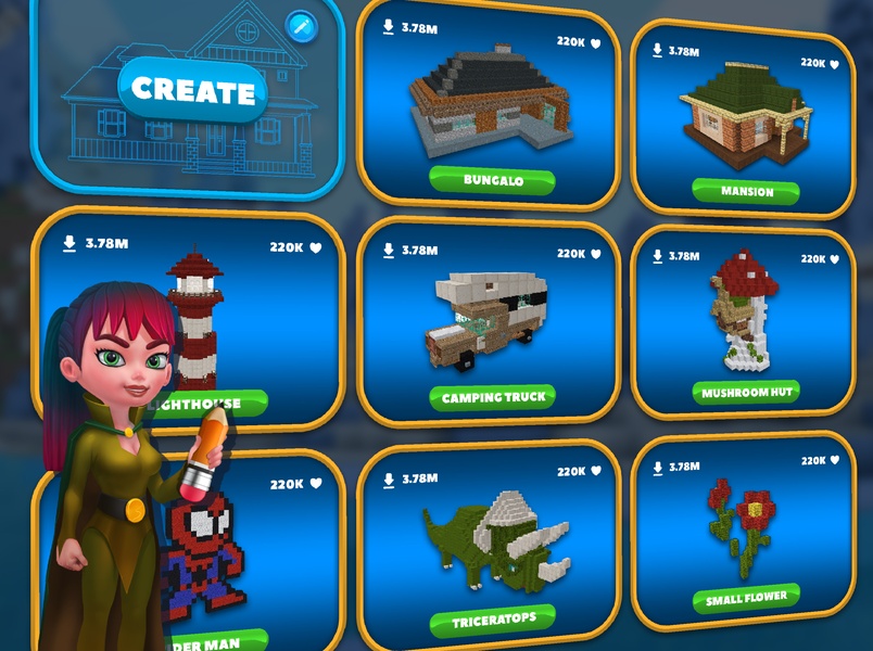 RealmCraft 3D Mine Block World - Aplicaciones en Google Play