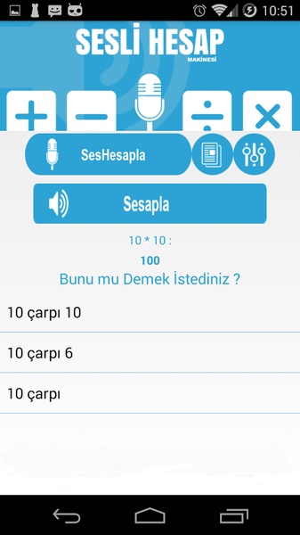 Sesli Hesap Makinesi - Preview 3
