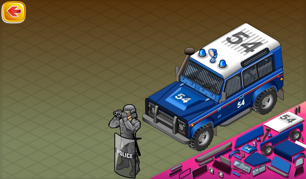 Police Car & Fire Truck Builder - Preview 1