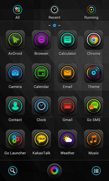 Electric Tourbillon GOLauncher EX Theme - Preview 5