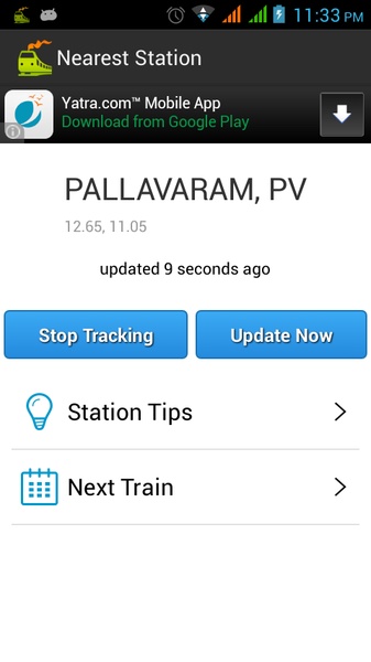 Indian Train Locator - Preview 2