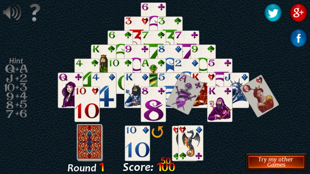 Fantasy Pyramid Solitaire - Preview 3