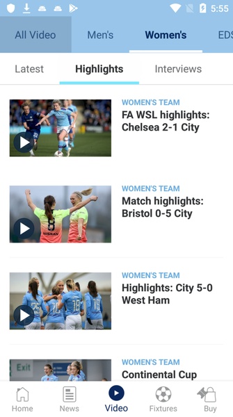 ManCityApp - Preview 1