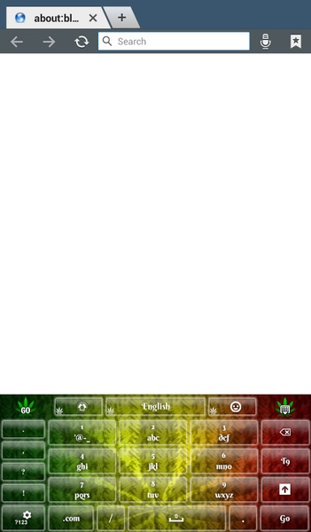 GO Keyboard Weed Keyboard Theme - Preview 2
