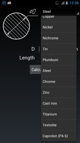 Metal Calculator Free - Preview 2