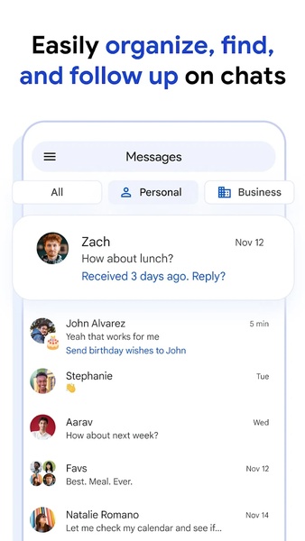 Android Messages - Preview 13