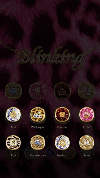 Blinking GOLauncher EX Theme - Preview 1