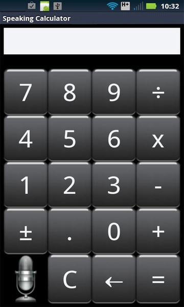 Speaking Calculator Lite - Preview 1
