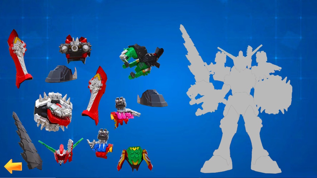 Fury Ranger Dino Robot Zord Puzzle - Preview 5