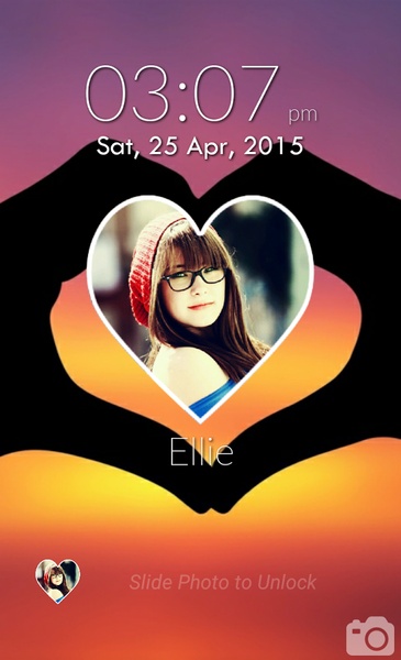 My Love Photo Slide LockScreen - Preview 2