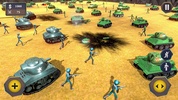Battle Simulator World War 2 - Stickman Warriors screenshot 1