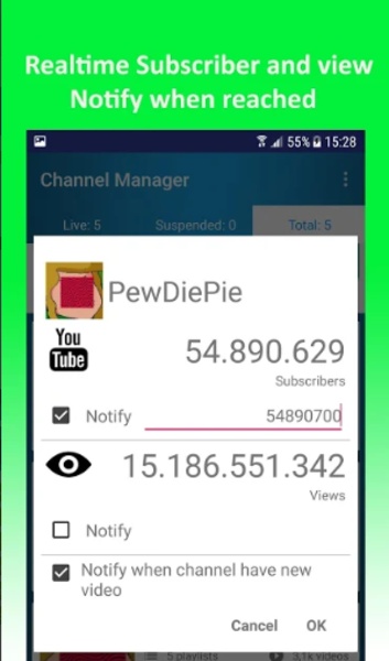 Channel Manager for Youtube - Preview 7