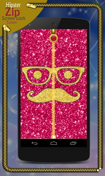 Hipster Zip Screen Lock Custom - Preview 3