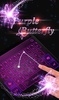 Purple Butterfly TouchPal Theme screenshot 1