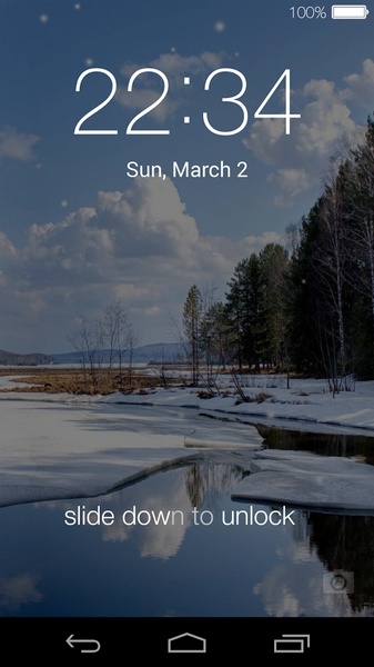 Lock screen (live wallpaper) - Preview 1