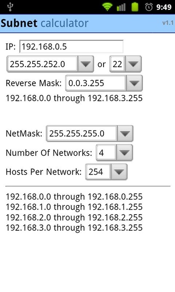 Subnet Calculator - Preview 2