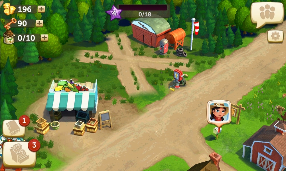 Como sincronizo meu progresso no jogo? — FarmVille 2: Country