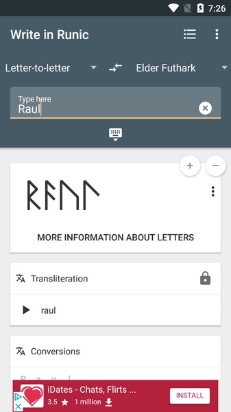 Write in Runic - Preview 4
