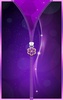 Purple Diamond Flower Zipper Lock Pattern screenshot 1