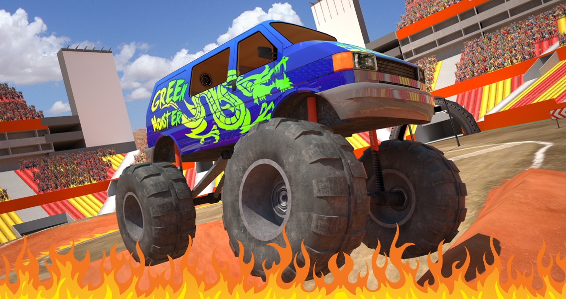 Crazy Driver Monster Truck 3D - Preview 15