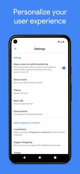Snapdrop - Preview 1