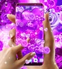 Purple rose live wallpaper screenshot 2