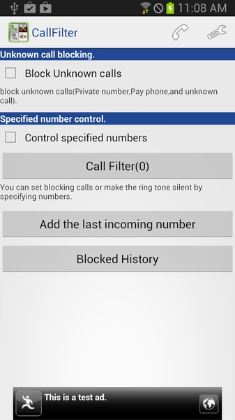 Call Filter - Preview 2