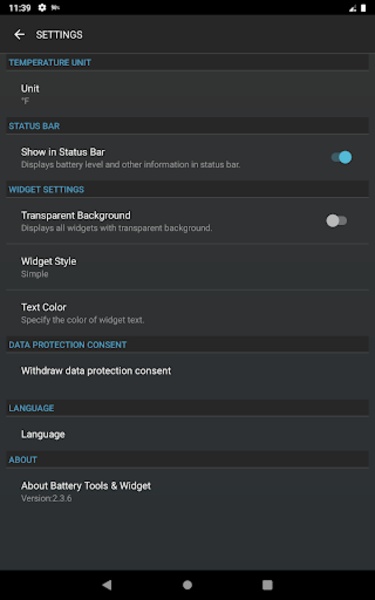 Battery Tools & Widget - Preview 5