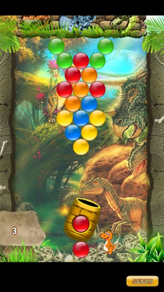 Dinosaur Bubble Shooter - Preview 3