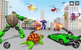 Turtle Super Robot Car Transform Shooting Game screenshot 3