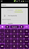 Purple Keyboard GO Theme screenshot 2