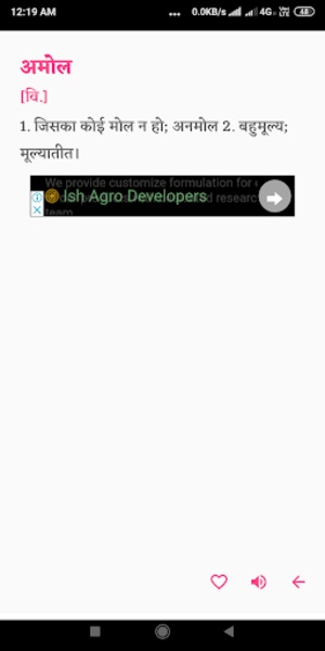 Hindi to Hindi Dictionary - Preview 4