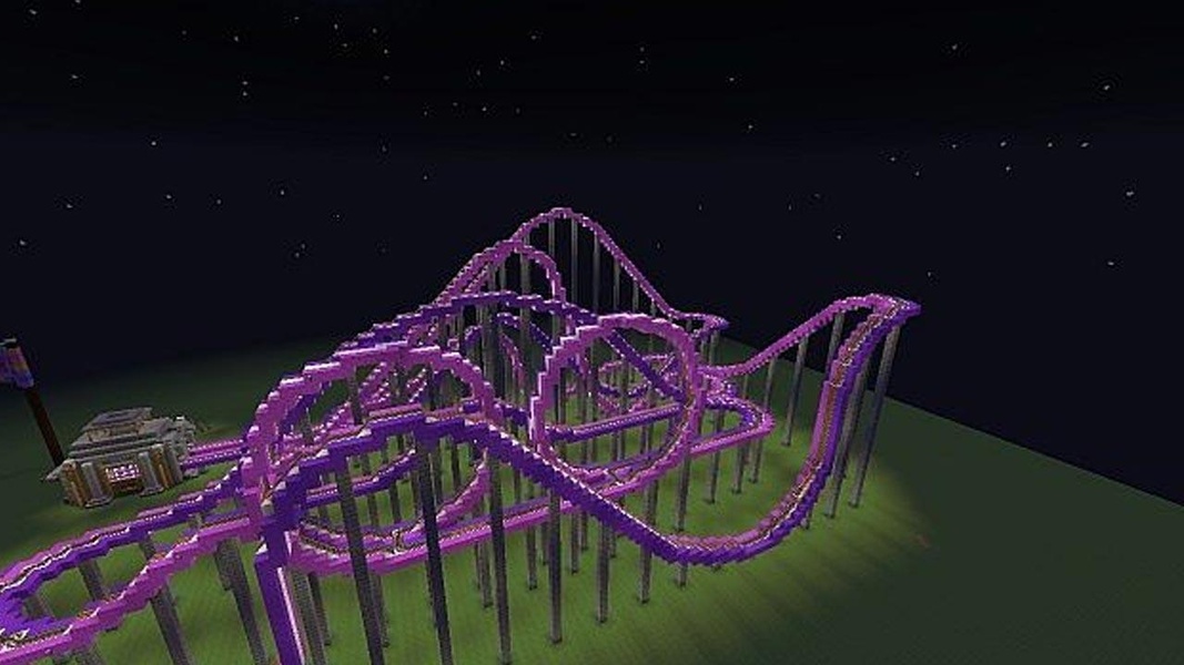 Roller Coaster MCPE map - Preview 2