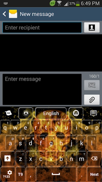 Fire Flame Keyboard - Preview 3