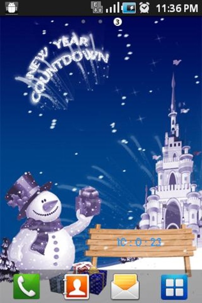 New Year Sky Live Wallpaper - Preview 5