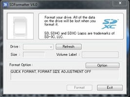 SD Card Formatter screenshot 1