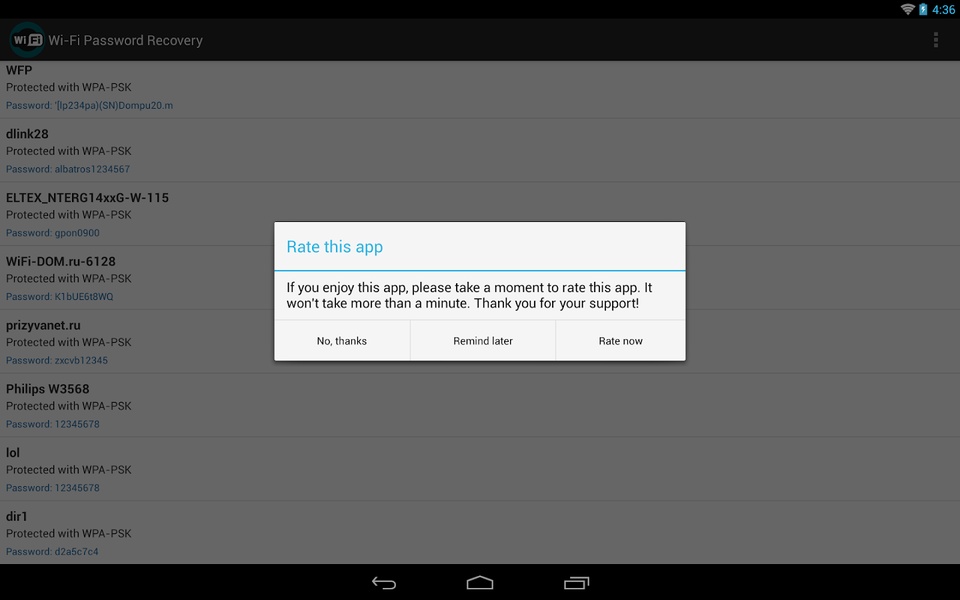 Wi-Fi Password Recovery - Preview 8