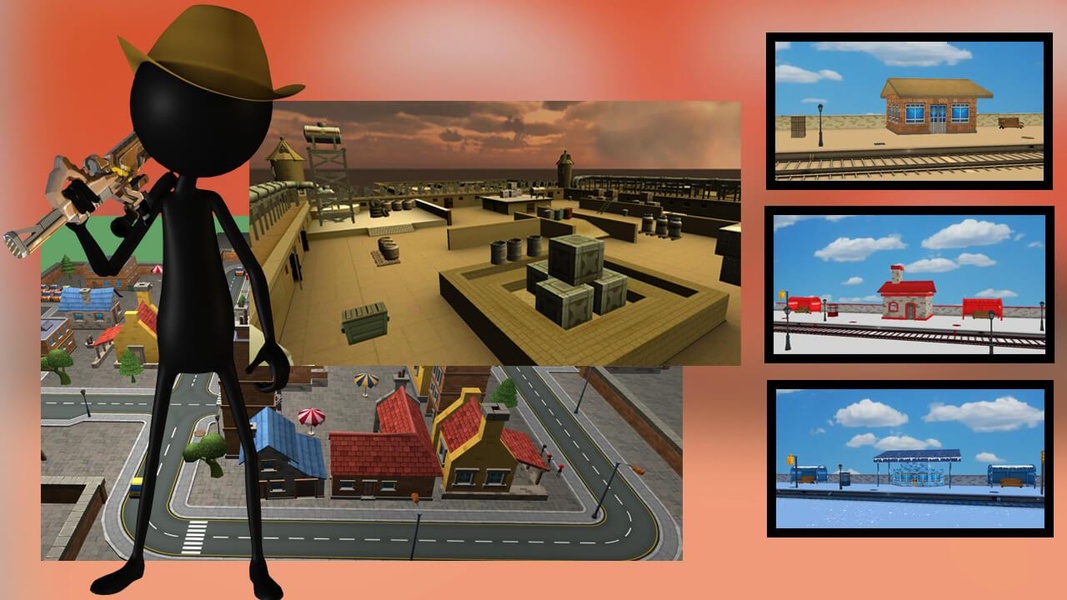 Sniper Assassin 3D - Stickman Free - Preview 2