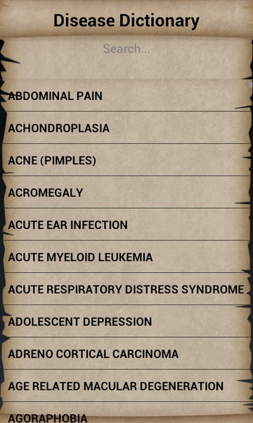 Disease Dictionary - Preview 2
