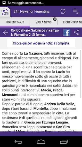 Fiorentina 24h - Preview 4