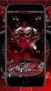 Red Blood Skull 3D Theme screenshot 2
