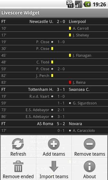 Livescore Widget - Preview 20