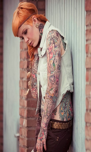Sexy Tattoo Girls Wallpapers - Preview 12