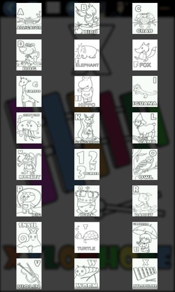 Alphabet Coloring Book - Preview 1