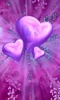 Purple Hearts Live Wallpaper screenshot 5
