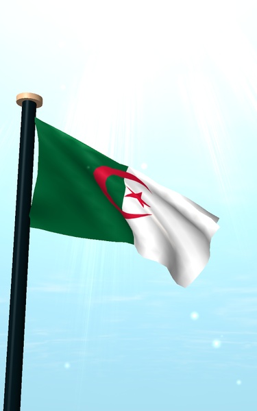 Algeria Flag 3D Free - Preview 4